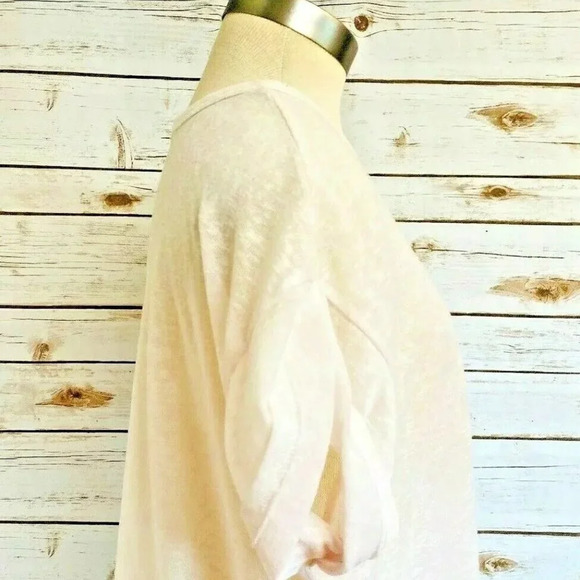 TARGET Short Sleeve Pull Over Crew Neck Sheer Pink Shirt Top Size Extra Large - Picture 5 of 10